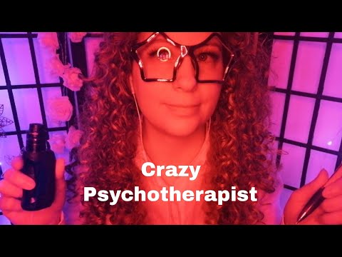 ASMR Impatient and Crazy Psychotherapist hypnotizes you with Mouth Sounds and Hand Moments- Roleplay