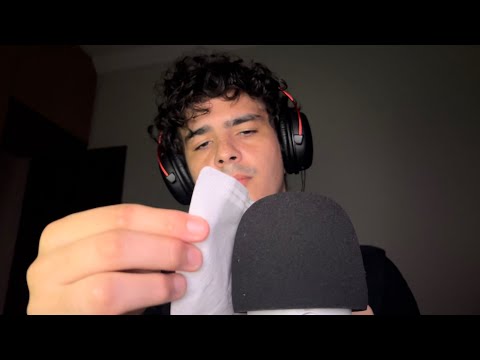 Background ASMR Minimal talking :) mouth sounds, paper sounds, mic triggers, mouse/controller sounds