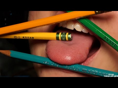Pencil Chewing ✏️ Rare Triggers [ asmr ]