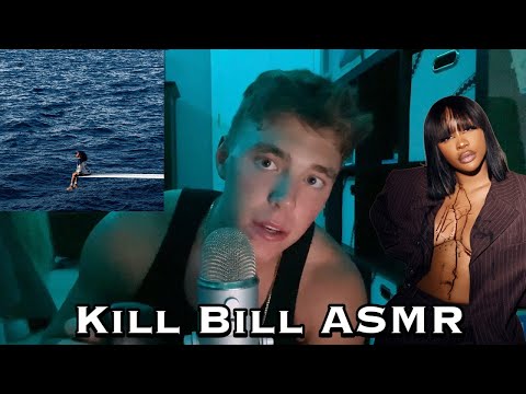 ASMR singing Kill Bill by SZA - lullaby tingles and tapping