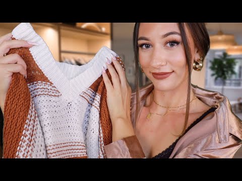 ASMR Personal Shopper Roleplay 👙 (+Try Ons!) ~ soft spoken, fabric sounds & personal attention