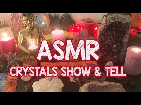 ASMR Crystal Collection Show & Tell ♡ Soft Spoken & Whispers (Soothing & Relaxing)