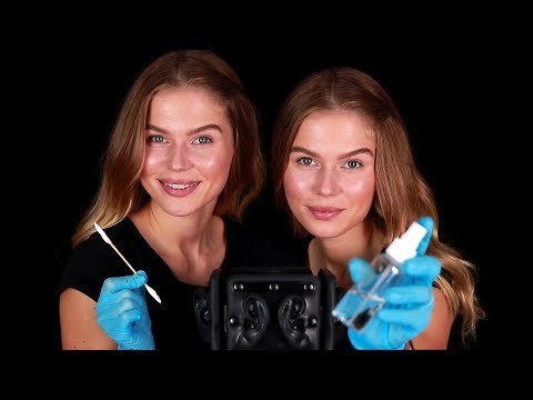 [ASMR] Twin Ear Cleaning.  Tingles Extreme