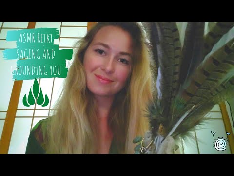 ASMR by P.A.R.~ASMR Reiki "Smudging and Grounding YOU", Singing Bowl, Personal Attention, Meditation