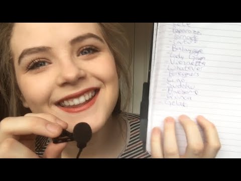 ☘️ASMR- Repeating Words That Sound “Weird” with an Irish Accent and Eating Hard Candy☘️