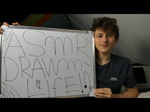 ASMR DRAW MY LIFE✍️| Unsure about my body parts| lovely ASMR s
