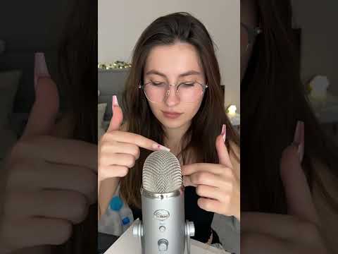 Asmr scratching on microphone