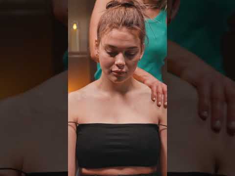 ASMR massage for Elena - shoulder, neck and head massage #asmrmassage