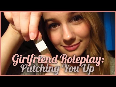 [BINAURAL ASMR] Girlfriend Roleplay: Patching You Up (for all genders, kisses, personal attention)