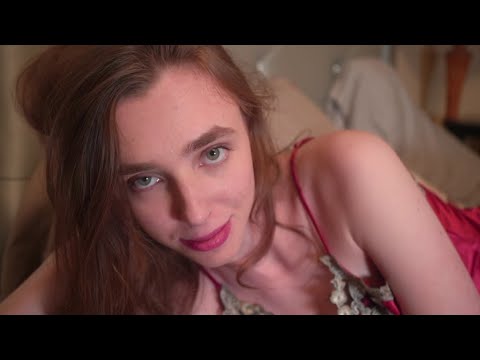 ASMR- GOODNIGHT SOOTHING TRIGGERS, LOTION, HAIR BRUSHING AND KISSING