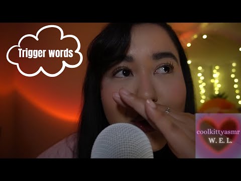 ASMR | 20 mi Repeated trigger words, guess the letter for sleep? 💤(whispers & mouth sounds) eng/span