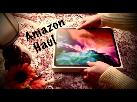 ASMR Amazon Haul (Whispered) Show & tell what I got in the mail! No talking version later today.