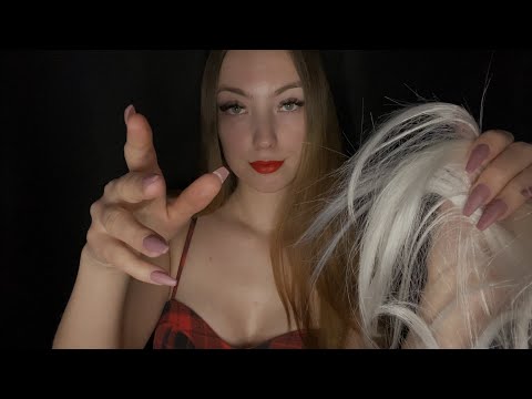 ASMR | The girl in the back of the class plays with your hair⚡️