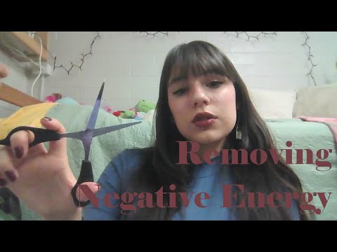 ASMR 💙 Plucking, Brushing, and Snipping away your Negative Energy