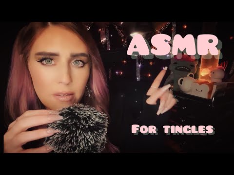 ASMR ✨ Clicky ramble whispers with some tapping, water sounds, & mouth sounds ✨ #asmrtingles #asmr