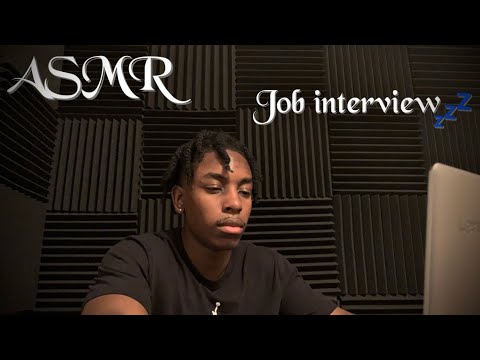 [ASMR] Chill Job interview (roleplay) keyboard typing sounds
