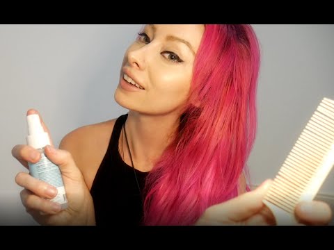 Fixing You Up Close ASMR I Whispered Affirmations I Tingly Hair Brushing I Face Touching