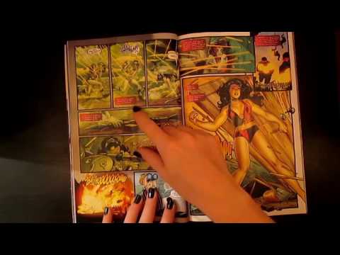 ASMR l Lecture chuchotée/Harley Quinn Comics (part 2) - Soft tapping