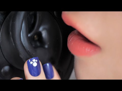 ASMR Close Inaudible Whispering with Ear Touching😌👂 (Slow, Relaxing, Massage, 4K)