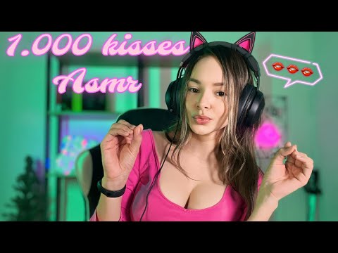 1000 KISSES IN YOUR EAR ASMR 💋