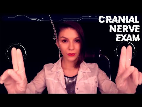 ASMR 🥼 Cranial Nerve Examination 🤖 Role Play, Latex Gloves, Sci Fi English Version