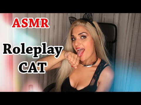 ASMR | ROLEPLAY CAT |Gatita Mimosa (ronroneo, cepillar pelo, spray)