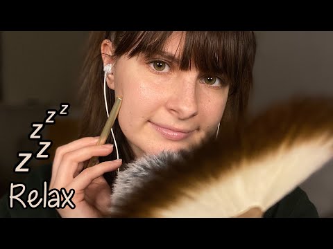 ASMR | Tracing and Brushing Your Face (and mine)😴