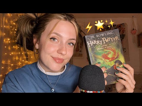 ASMR Whispered Harry Potter Quotes⚡️ (tingly phrases, inaudible, book tapping)