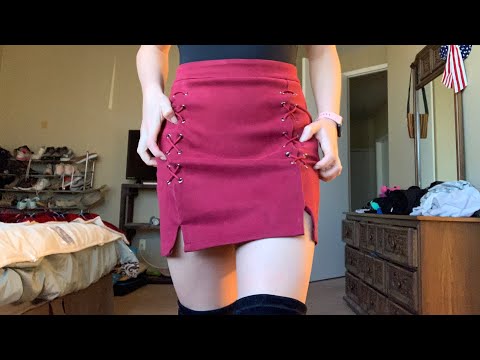 Aggressive Skirt Scratching ASMR | Fabric Sounds | Belt Sounds | No Talking