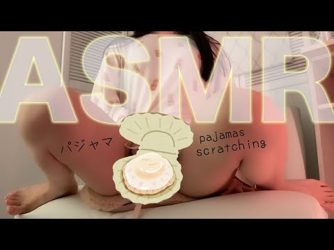 ASMR Pajamas Scratching ( Movement to fall asleep) Girl's room 女子の部屋