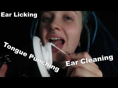 ASMR | Ear Licking, Tongue Punching And Cleaning [Guaranteed Brain Tingles]