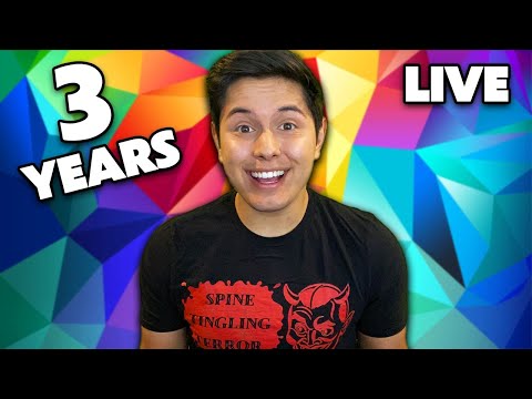 Celebrating 3 Years on YouTube LIVE Stream!