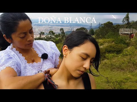DOÑA ☯ BLANCA, SPIRITUAL CLEANSING IN THE THUNDERSTORM, NECK CRACKING, ASMR MASSAGE, LIMPIA,  Cuenca
