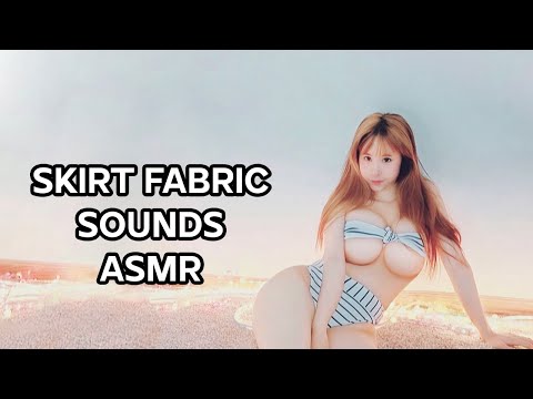 ASMR Skirt Fabric Sounds (Sons de Tecido/치마 옷소리)