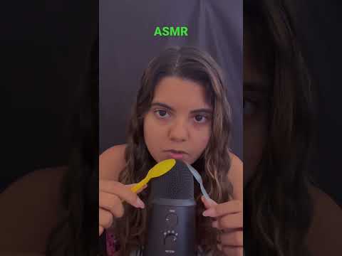 ASMR colheres no microfone 🎤 🥄