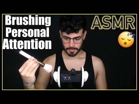ASMR - Brushing Your Ears Personal Attention (Male Whisper for Sleep & Relaxation)