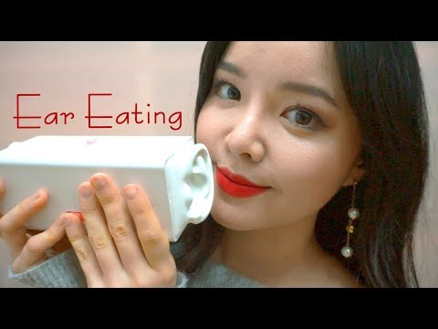 [ASMR] 냠냠 마이크 이팅/입소리/검츄잉/이어터칭 l Delicious Ear Eating/Mouth Sounds/Gum Chewing/Ear Touching for Sleep