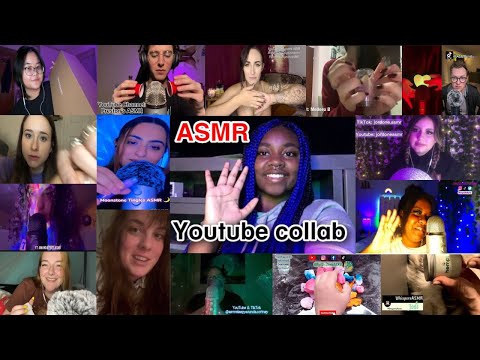 ASMR YouTube Collab with friends🥳  (1 hour) #asmr #asmrcollab #asmrcommunity