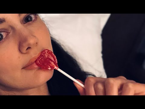 ASMR Lazy🤷🏻‍♀️ girlfriend roleplay| lollipop licking 🍭 👅