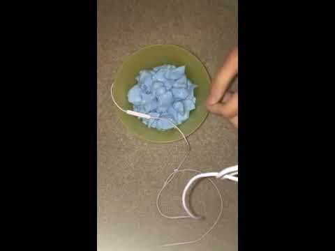 Asmr- Yet another slime playing video(playing & cutting slime)