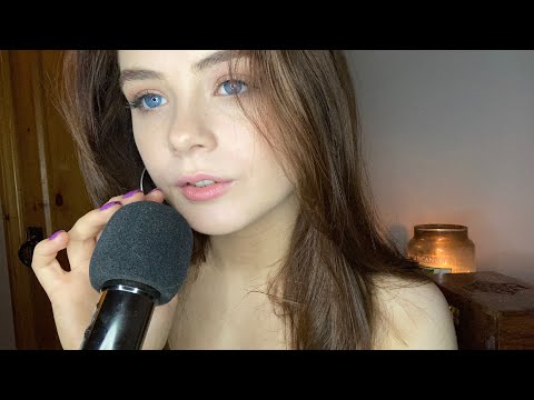 ASMR ~ Personal Attention to the Microphone (hand sounds, mouth sounds, mic scratching)