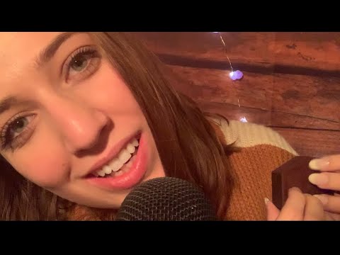 [ASMR] FAST Tapping & Whispers • Wood Tapping