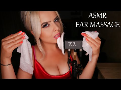 ASMR ✨Relaxing Ear Massage With Tissue & Deep Breathing✨ | 4k