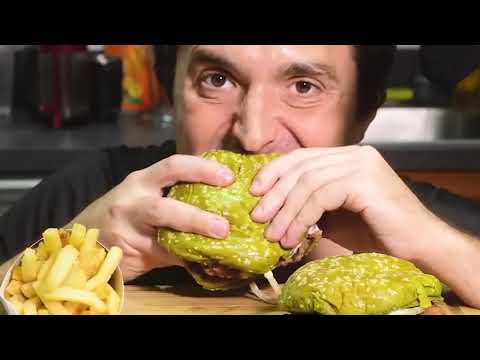 EXTREME BIG BITES ONLY * CHEESE BURGERS ULTRA ASMR *