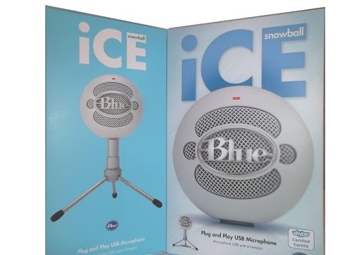Unboxing Snowball Ice microphone! ASMR