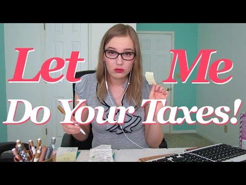 ASMR Let Me Do Your Taxes! | Typing | Paper Crinkling | Softly Spoken