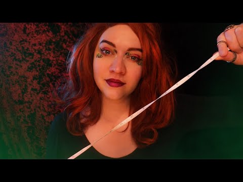 ASMR Forest Witch Measures You for Magic Cape (Writing, Face Brushing, Ice Globes, etc)