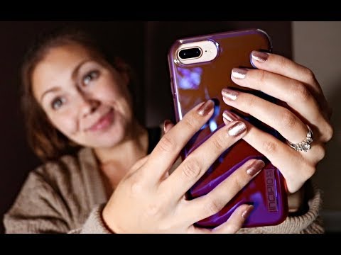 ASMR || UNBOXING my new iPHONE! **binaural tapping tingles**