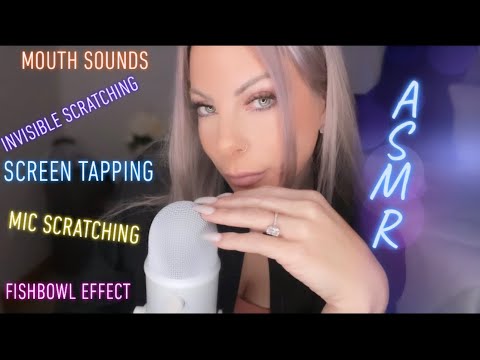 ASMR To Get You To Sleep In Under 30 Minutes | Invisible Scratching, Fishbowl Effect , Whispering