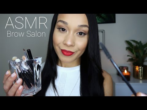 ASMR Beauty Salon • Doing Your Eyebrows • Sleepy Personal Attention